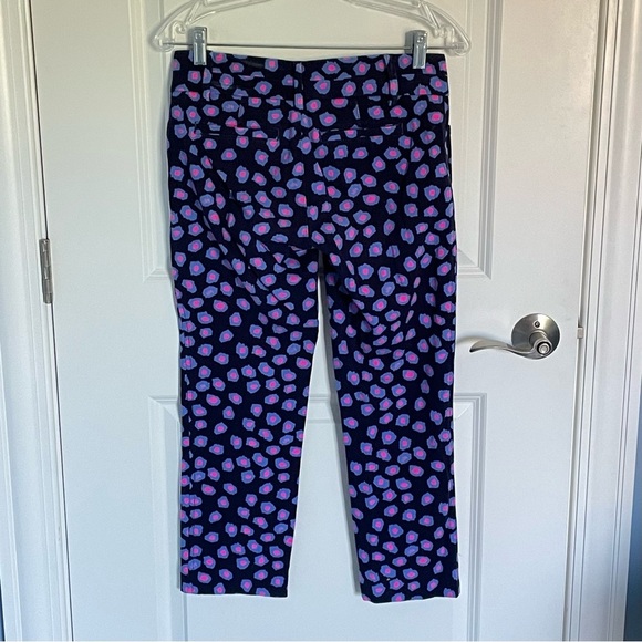 Lilly Pulitzer luxury Spotted Capri Pants Size 2 47301 - Picture 5 of 14